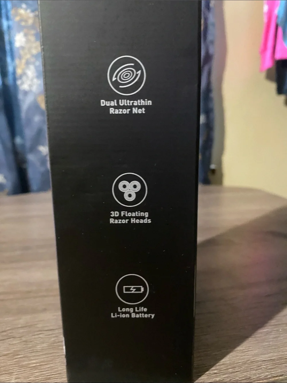 Black Rotary Shaver - Mens Electric Grooming Razor